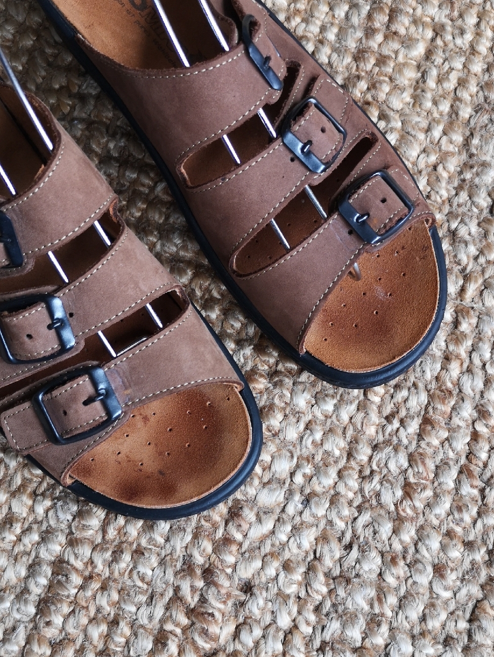 Romika leather slip-on sandals - Picture 6 of 12